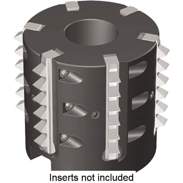 Kennametal - 2.09" Cut Diam, 2" Max Depth of Cut, 3/4" Arbor Hole Diam, Indexable Thread Mill - Insert Style TM41, 41mm Insert Size, 5 Inserts, Toolholder Style TMS41, 2" OAL - USA Tool & Supply