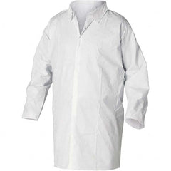 KleenGuard - Pack of (30) Size M White Lab Coat - USA Tool & Supply