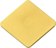 Kyocera - CNM323 Grade KBN900 CBN Turning Insert - TiN Finish, 80° Diamond, 3/8" Inscr Circle, 1/8" Thick, 3/64" Corner Radius - USA Tool & Supply