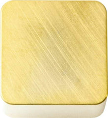 Kyocera - SNG434 Grade A66N Ceramic Turning Insert - TiN Finish, 90° Square, 1/2" Inscr Circle, 3/16" Thick, 1/16" Corner Radius - USA Tool & Supply