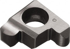 Kyocera - 200GE B Grade PR1225, 2mm Cutting Width Carbide Grooving Insert - 2.2mm Max Depth of Cut, Right Hand, 1mm Corner Radius, Megacoat Finish - USA Tool & Supply