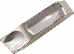 Kyocera - TK S KW10 Grade, 0.0945" Cutting Width, Carbide Cutoff Insert - 8° Right Hand Lead Angle, 0.0079" Cnr Rad - USA Tool & Supply