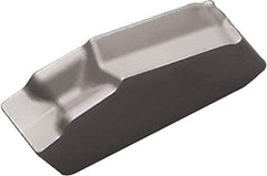 Kyocera - TK S CR9025 Grade, 0.1614" Cutting Width, Carbide Cutoff Insert - Neutral Lead Angle, 0.0118" Cnr Rad, TiCN/TiN Coated - USA Tool & Supply
