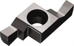 Kyocera - 250GE E Grade PR1225, 2.5mm Cutting Width Carbide Grooving Insert - 4.5mm Max Depth of Cut, Left Hand, 0.2mm Corner Radius, Megacoat Finish - USA Tool & Supply