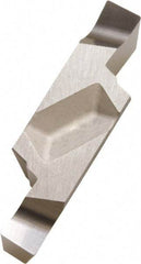 Kyocera - 350GVF C Grade PR930, 3.5mm Cutting Width Carbide Grooving Insert - 6.8mm Max Depth of Cut, Left Hand, 0.4mm Corner Radius, TiCN Finish - USA Tool & Supply