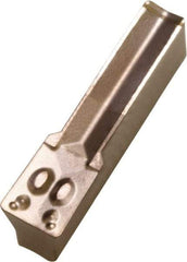 Kyocera - 50-04FMM Grade PR915, 5mm Cutting Width Carbide Grooving Insert - 0.4mm Corner Radius, TiAlN Finish - USA Tool & Supply