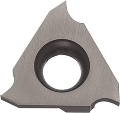 Kyocera - 32TGF Grade PR1215, 1.5mm Cutting Width Carbide Grooving Insert - 2mm Max Depth of Cut, Right Hand, 0.1mm Corner Radius, Megacoat Finish - USA Tool & Supply