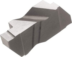 Kyocera - 3072KCGP Grade PR1215, 0.072" Cutting Width Carbide Grooving Insert - 3/32" Max Depth of Cut, Left Hand, 0.008" Corner Radius, Megacoat Finish - USA Tool & Supply