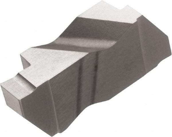 Kyocera - 2062KCGP Grade PR1215, 1/16" Cutting Width Carbide Grooving Insert - 0.11" Max Depth of Cut, Left Hand, 0.008" Corner Radius, Megacoat Finish - USA Tool & Supply