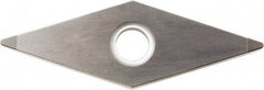 Kyocera - VNGA332 Grade KBN25M CBN Turning Insert - Megacoat Finish, 35° Diamond, 3/8" Inscr Circle, 3/16" Thick, 1/32" Corner Radius - USA Tool & Supply