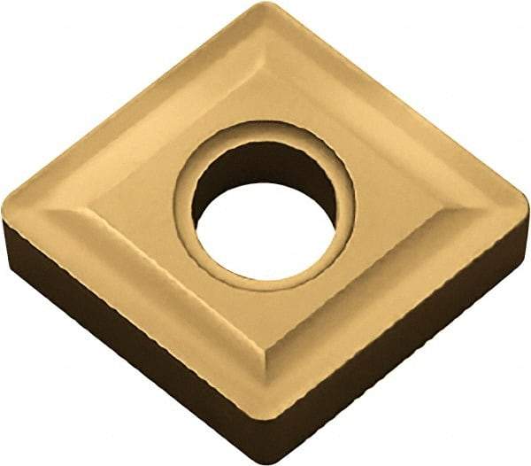 Kyocera - CNMG432 Grade PV720 Cermet Turning Insert - TiCN (Megacoat Nano) Finish, 80° Diamond, 1/2" Inscr Circle, 3/16" Thick, 1/32" Corner Radius - USA Tool & Supply