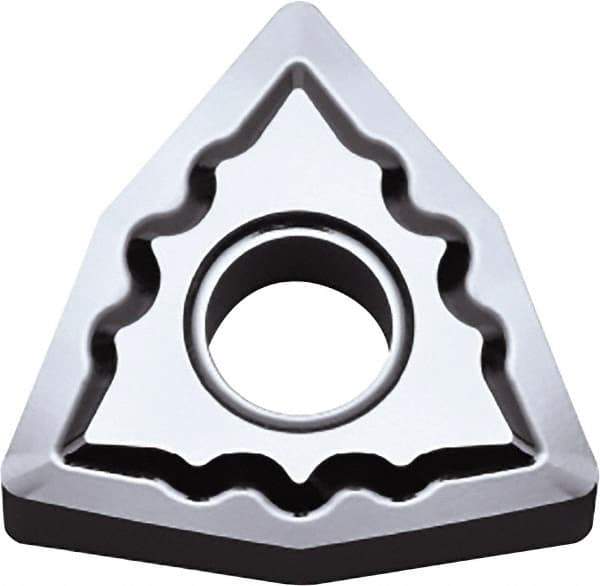 Kyocera - WNGG431 AH Grade KW10 Carbide Turning Insert - Uncoated, 80° Trigon, 1/2" Inscr Circle, 3/16" Thick, 1/64" Corner Radius - USA Tool & Supply