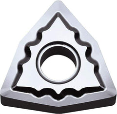 Kyocera - WNGG431 AH Grade KW10 Carbide Turning Insert - Uncoated, 80° Trigon, 1/2" Inscr Circle, 3/16" Thick, 1/64" Corner Radius - USA Tool & Supply