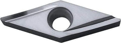 Kyocera - VBGT331 Y Grade KW10 Carbide Turning Insert - Uncoated, 35° Diamond, 3/8" Inscr Circle, 3/16" Thick, 1/64" Corner Radius - USA Tool & Supply
