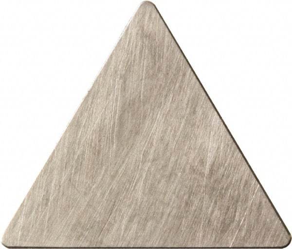 Kyocera - TPG1.81.51 Grade TC30 Cermet Turning Insert - Uncoated, 60° Triangle, 7/32" Inscr Circle, 3/32" Thick, 1/64" Corner Radius - USA Tool & Supply