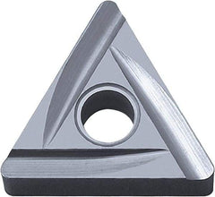 Kyocera - TNGG321 B Grade TN60 Cermet Turning Insert - Uncoated, 60° Triangle, 3/8" Inscr Circle, 1/8" Thick, 1/64" Corner Radius - USA Tool & Supply