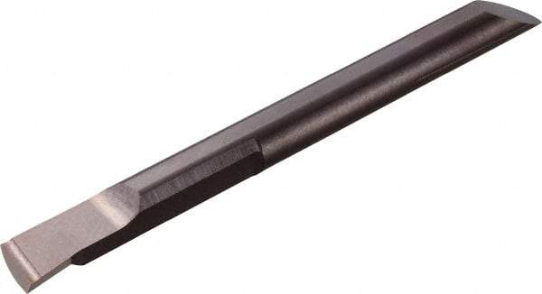 Kyocera - 4mm Min Bore Diam, 15mm Max Bore Depth, 4mm Shank Diam, Boring Bar - 0.00315" Corner Radius, Right Hand Cut, Solid Carbide - Exact Industrial Supply