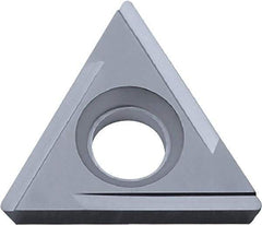 Kyocera - TPGH220.5 H Grade KW10 Carbide Turning Insert - Uncoated, 60° Triangle, 1/4" Inscr Circle, 1/8" Thick, 0.008" Corner Radius - USA Tool & Supply