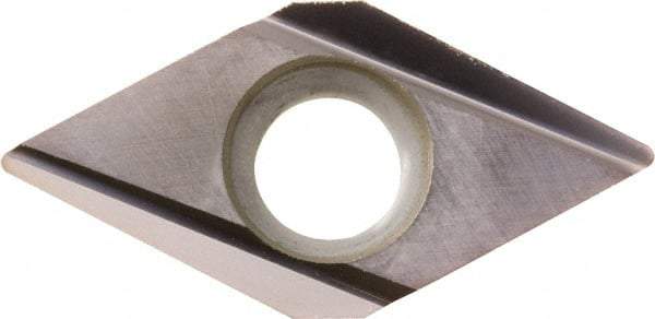 Kyocera - DCGT32.51 J Grade PR1225 Carbide Turning Insert - Megacoat Finish, 55° Diamond, 3/8" Inscr Circle, 5/32" Thick, 1/64" Corner Radius - USA Tool & Supply
