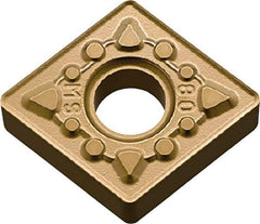 Kyocera - CNMG432 MS Grade PR1535 Carbide Turning Insert - Megacoat Nano Finish, 80° Diamond, 1/2" Inscr Circle, 3/16" Thick, 1/32" Corner Radius - USA Tool & Supply