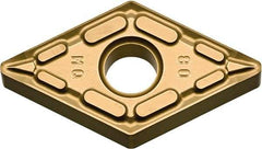 Kyocera - DNMG432 MQ Grade CA6525 Carbide Turning Insert - TiCN/Al2O3/TiN Finish, 55° Diamond, 1/2" Inscr Circle, 3/16" Thick, 1/32" Corner Radius - USA Tool & Supply