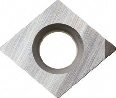 Kyocera - CPGB2.51.51 Grade KBN510 CBN Turning Insert - Uncoated, 80° Diamond, 5/16" Inscr Circle, 3/32" Thick, 1/64" Corner Radius - USA Tool & Supply