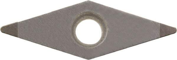 Kyocera - VBGW330.5 Grade KBN510 CBN Turning Insert - Uncoated, 35° Diamond, 3/8" Inscr Circle, 3/16" Thick, 0.008" Corner Radius - USA Tool & Supply