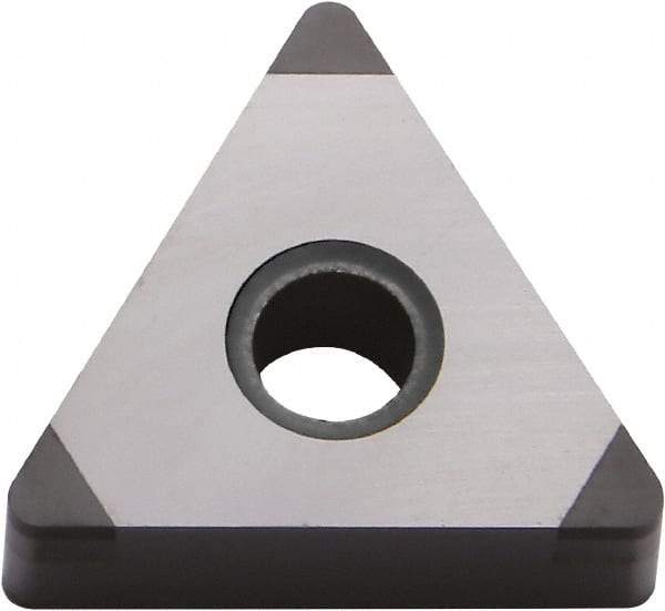 Kyocera - TNGA331 F Grade KBN570 CBN Turning Insert - Uncoated, 60° Triangle, 3/8" Inscr Circle, 3/16" Thick, 1/64" Corner Radius - USA Tool & Supply