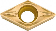 Kyocera - DCMX32.51 WP Grade PR1225 Carbide Turning Insert - Megacoat Finish, 55° Diamond, 3/8" Inscr Circle, 5/32" Thick, 1/64" Corner Radius - USA Tool & Supply