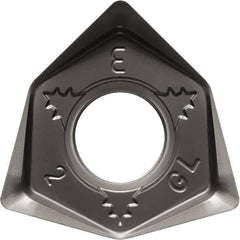 Kyocera - WNEU080608 GL Grade CA6535 Carbide Milling Insert - TiCN/Al2O3/TiN Finish, 6.65mm Thick, 0.8mm Corner Radius - USA Tool & Supply