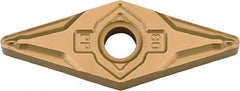 Kyocera - VNMG332 PP Grade CA525 Carbide Turning Insert - TiCN/Al2O3/TiN Finish, 35° Diamond, 3/8" Inscr Circle, 3/16" Thick, 1/32" Corner Radius - USA Tool & Supply