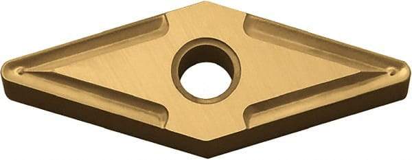 Kyocera - VNMG331 Grade PV720 Cermet Turning Insert - TiCN (Megacoat Nano) Finish, 35° Diamond, 3/8" Inscr Circle, 3/16" Thick, 1/64" Corner Radius - USA Tool & Supply