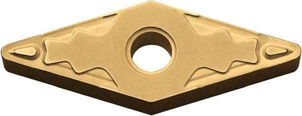 Kyocera - VNMG331 HQ Grade CA525 Carbide Turning Insert - TiCN/Al2O3/TiN Finish, 35° Diamond, 3/8" Inscr Circle, 3/16" Thick, 1/64" Corner Radius - USA Tool & Supply