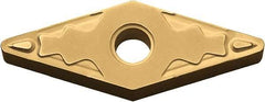 Kyocera - VNMG331 HQ Grade CA525 Carbide Turning Insert - TiCN/Al2O3/TiN Finish, 35° Diamond, 3/8" Inscr Circle, 3/16" Thick, 1/64" Corner Radius - USA Tool & Supply