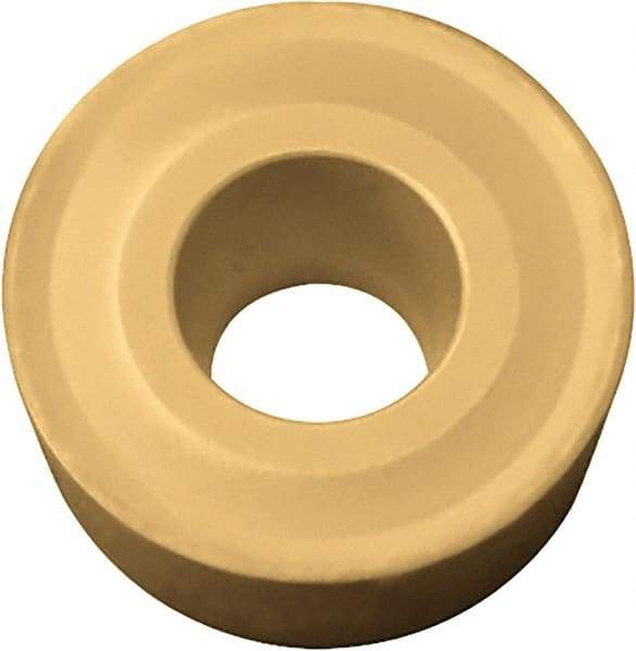 Kyocera - RCMX1003M0 Grade CA510 Carbide Turning Insert - TiCN/Al2O3/TiN Finish, Round, 10mm Inscr Circle, 1/8" Thick - USA Tool & Supply