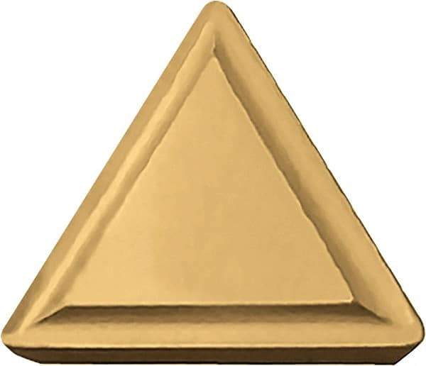 Kyocera - TPMR1.81.50.5 G Grade TN60 Cermet Turning Insert - Uncoated, 60° Triangle, 7/32" Inscr Circle, 3/32" Thick, 0.008" Corner Radius - USA Tool & Supply