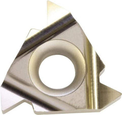 Kyocera - TNN22 Grade TC60, Internal Partial Profile 55° Threading Insert - 28 to 14 TPI Int Pitch, Right Hand Insert, NbC Finish, Cermet - USA Tool & Supply