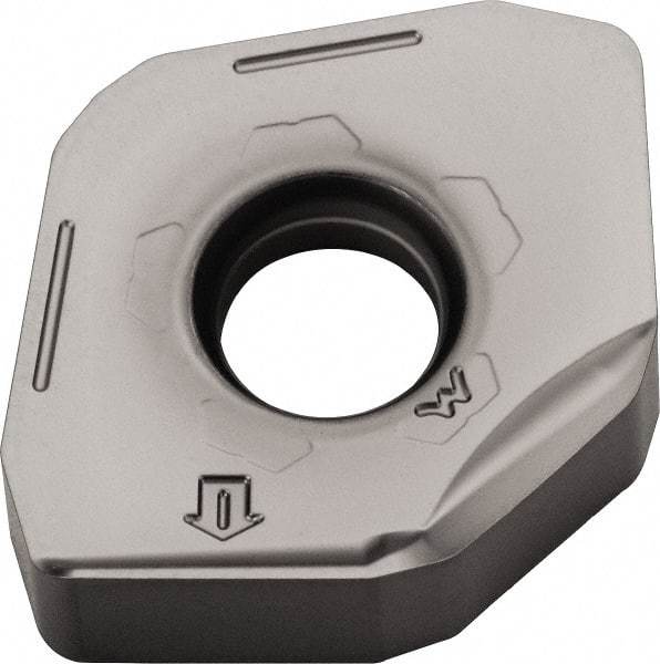 Kyocera - PNEU1205 W Grade CA6535 Carbide Milling Insert - TiCN/Al2O3/TiN Finish, 5.56mm Thick - USA Tool & Supply