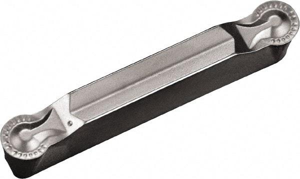 Kyocera - 4020GDM CM Grade PR1225, 4mm Cutting Width Carbide Grooving Insert - Neutral, 2mm Corner Radius, Megacoat Finish - USA Tool & Supply