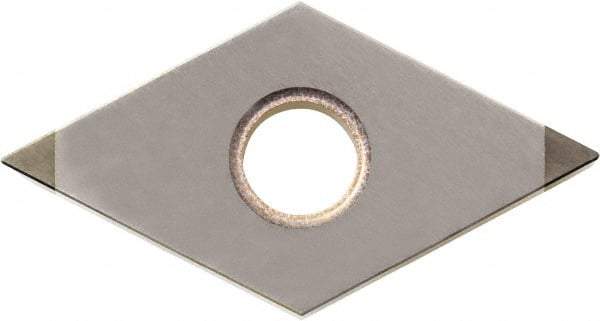 Kyocera - DNGA431 Grade KBN25M CBN Turning Insert - Megacoat Finish, 55° Diamond, 1/2" Inscr Circle, 3/16" Thick, 1/64" Corner Radius - USA Tool & Supply