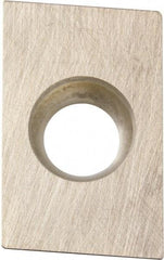 Kyocera - NDCW322 Grade TN100M Cermet Milling Insert - TiCN/NbC Finish, 1/8" Thick, 3/8" Inscribed Circle, 0.031" Corner Radius - USA Tool & Supply