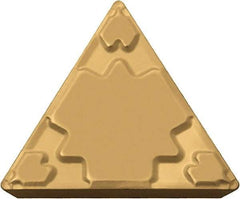 Kyocera - TPMR321 GP Grade CA515 Carbide Turning Insert - TiCN/Al2O3/TiN Finish, 60° Triangle, 3/8" Inscr Circle, 1/8" Thick, 1/64" Corner Radius - USA Tool & Supply