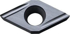 Kyocera - DCET32.50.2 USF Grade PR930 Carbide Turning Insert - TiCN Finish, 55° Diamond, 3/8" Inscr Circle, 5/32" Thick, 0.004" Corner Radius - USA Tool & Supply
