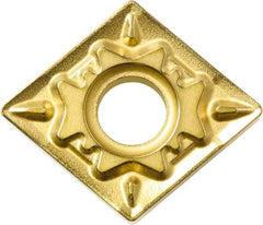 Kyocera - CNMG331 HQ Grade CA525 Carbide Turning Insert - TiCN/Al2O3/TiN Finish, 80° Diamond, 3/8" Inscr Circle, 3/16" Thick, 1/64" Corner Radius - USA Tool & Supply