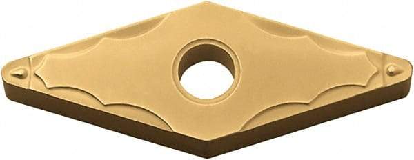 Kyocera - VNMG331 GP Grade CA515 Carbide Turning Insert - TiCN/Al2O3/TiN Finish, 35° Diamond, 3/8" Inscr Circle, 3/16" Thick, 1/64" Corner Radius - USA Tool & Supply