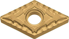 Kyocera - DNMG432 CQ Grade CA525 Carbide Turning Insert - TiCN/Al2O3/TiN Finish, 55° Diamond, 1/2" Inscr Circle, 3/16" Thick, 1/32" Corner Radius - USA Tool & Supply