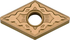 Kyocera - DNMG442 PQ Grade CA515 Carbide Turning Insert - TiCN/Al2O3/TiN Finish, 55° Diamond, 1/2" Inscr Circle, 1/4" Thick, 1/32" Corner Radius - USA Tool & Supply