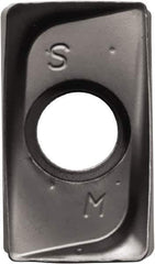 Kyocera - LOMU150508 SM Grade CA6535 Carbide Milling Insert - TiCN/Al2O3/TiN Finish, 5.6mm Thick, 0.8mm Corner Radius - USA Tool & Supply