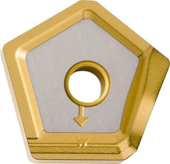 Kyocera - PNEG1106 W Grade CA420M Carbide Milling Insert - TiCN/Al2O3/TiN Finish, 6.35mm Thick - USA Tool & Supply