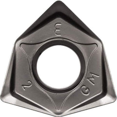 Kyocera - WNMU080608 GM Grade CA6535 Carbide Milling Insert - TiCN/Al2O3/TiN Finish, 6.65mm Thick, 0.8mm Corner Radius - USA Tool & Supply